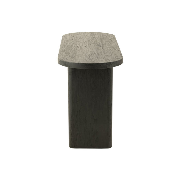 J-Line Sidetable Teak Hout Zwart