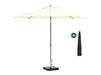 Shadowline Pushup parasol Ø 300cm Wit-125872