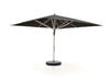 Glatz Fortello LED parasol 400x400cm Zwart-122882