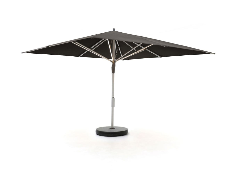 Glatz Fortello LED parasol 400x400cm Zwart-122882