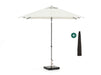 Shadowline Pushup parasol 240x240cm Wit-125859