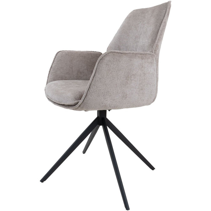 Home67 Eetkamerstoel Miley Perfect Harmony Taupe - ThatLyfeStyle