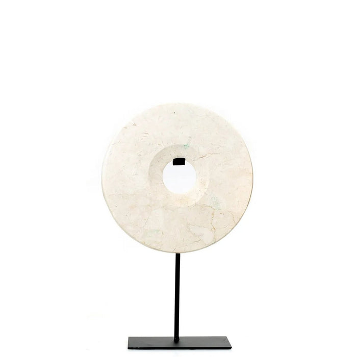 The Marble Disc on Stand - Wit - M - ThatLyfeStyle