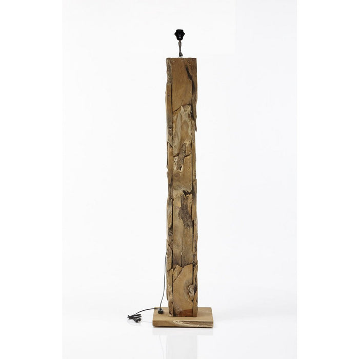 HSM Collection-Vloerlamp Vierkant-30x30x145-Naturel-Teak