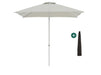 Shadowline Pushup parasol 240x240cm Wit-124574