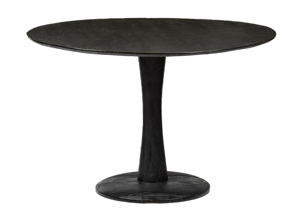 Brix Vivian Eettafel Rond 120 cm Massief Mangohout Zwart