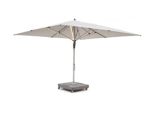 Glatz Fortello LED parasol 400x400cm Wit-125953