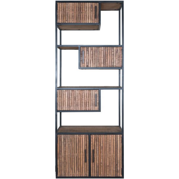 Kast Loek 210 x 80 cm – Bruin Mangohout - ThatLyfeStyle