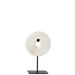 The Marble Disc on Stand - White - S - ThatLyfeStyle