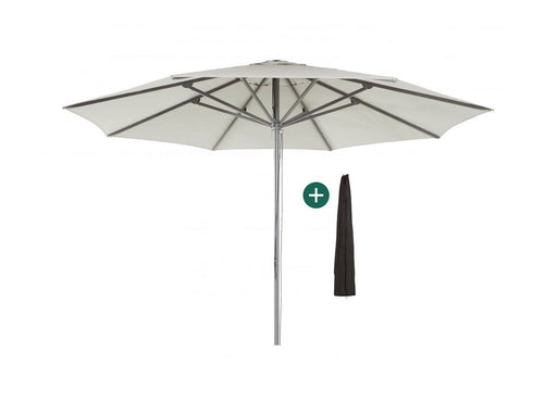 Shadowline Cuba parasol ø 400cm Grijs-107947