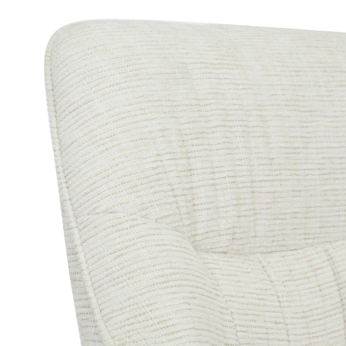 Draaifauteuil Daphne Sand Beige Stof 77 cm Hoog