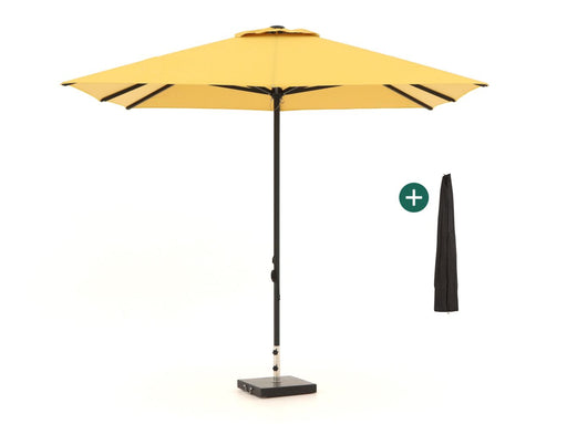 Shadowline Cuba parasol 300x300cm Geel-125729