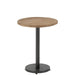 J-Line bijzettafel Bar Rond - metaal/hout - bruin - ThatLyfeStyle