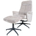 Home67 Bindy Relaxfauteuil Hocker Taupe - ThatLyfeStyle