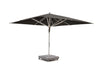 Glatz Fortello LED parasol 400x400cm Zwart-125954