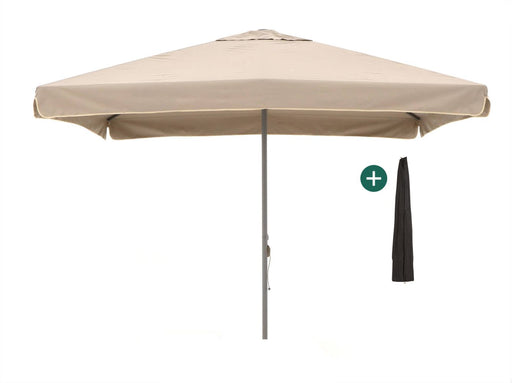 Shadowline Bonaire parasol 350x350cm Taupe-124490