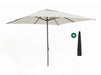 Shadowline Cuba parasol 350x350cm Grijs-124513