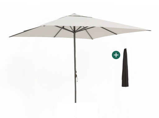 Shadowline Cuba parasol 350x350cm Grijs-124513