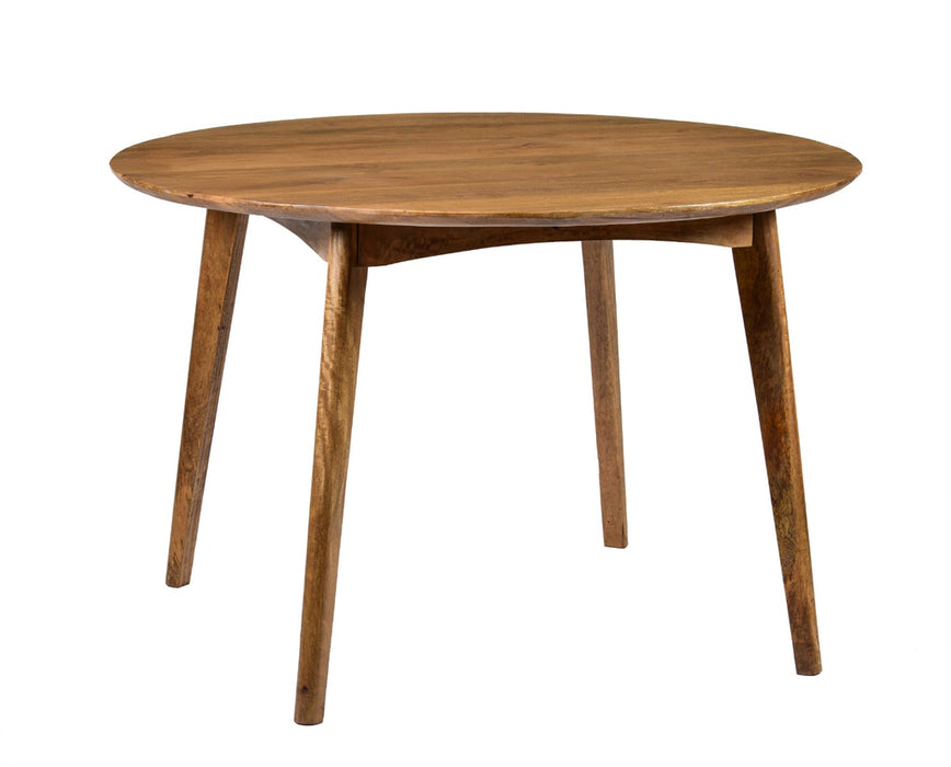 Livingfurn Elias Eetkamertafel Round Mangohout 120 cm