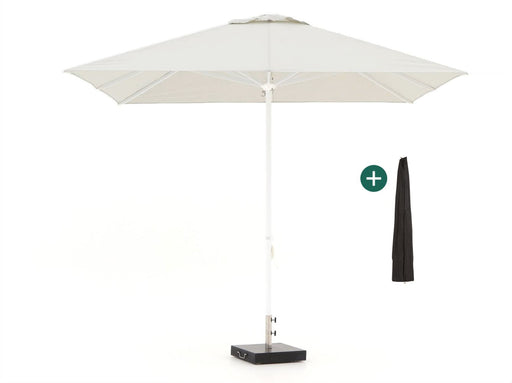 Shadowline Cuba parasol 300x300cm Wit-125725