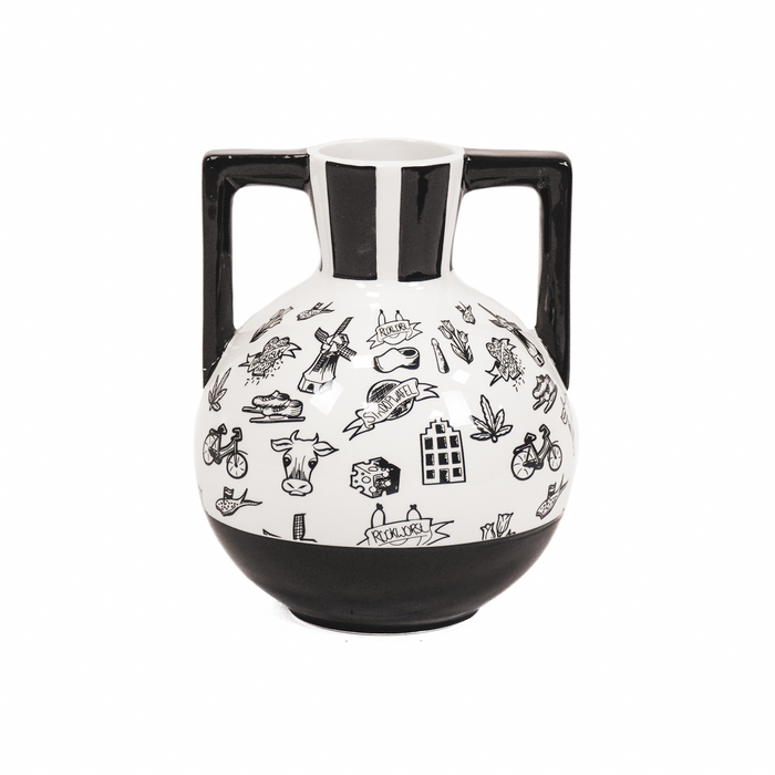 Vaas - Kettlebell - Keramiek - Dutch Black - 14,5x14,5x18,5cm