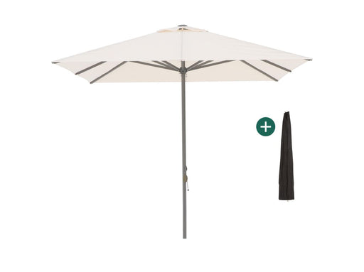 Shadowline Cuba parasol 300x300cm Wit-124506