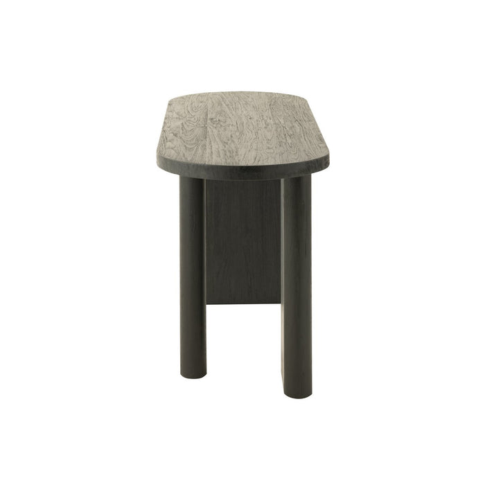 J-Line Sidetable Teak Hout Zwart