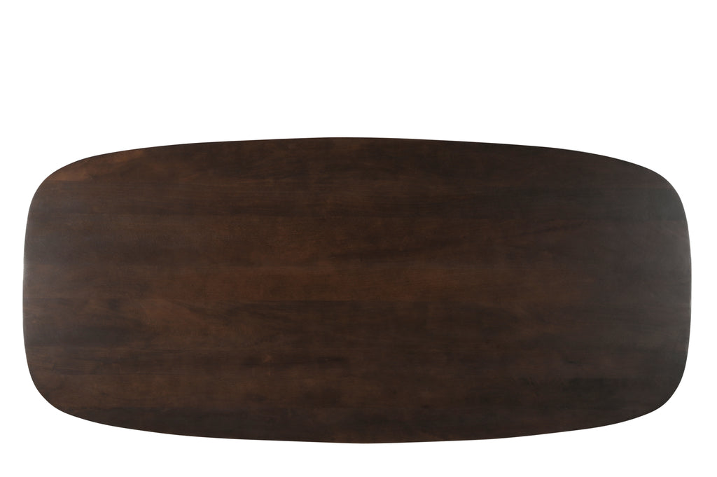 Livingfurn Jesper Danish Ovale Eettafel Mangohout Bruin 180x90 cm