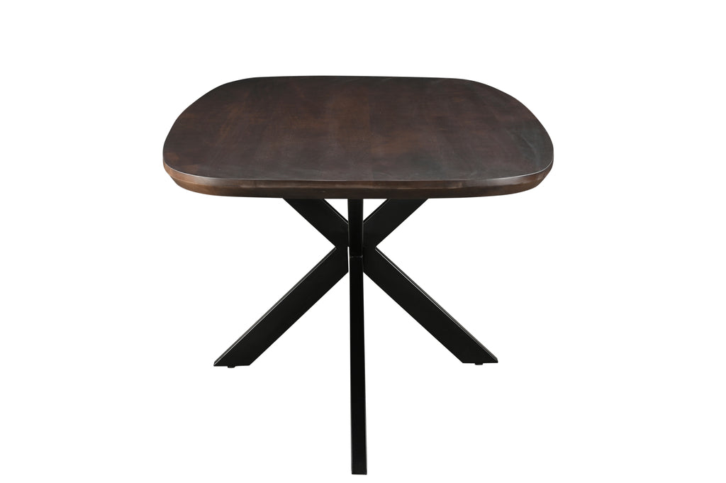 Livingfurn Jesper Danish Ovale Eettafel Mangohout Bruin 210x100 cm