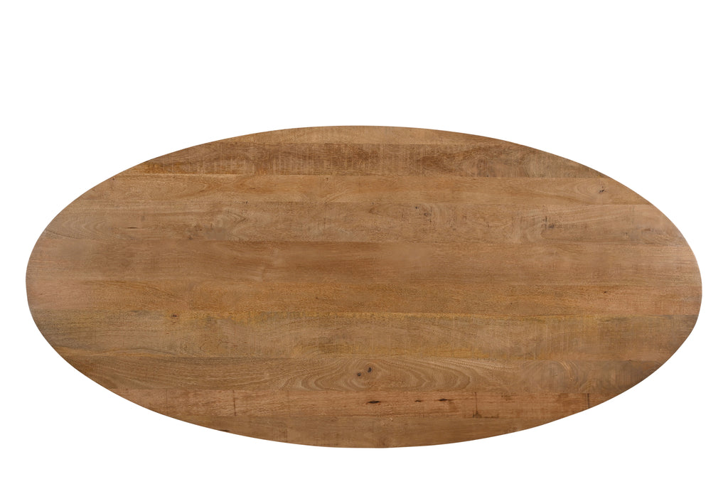 Livingfurn Jesper Oval Eetkamertafel 180x90 cm