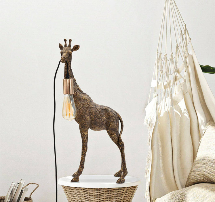 GiraffeJoy Tafellamp Goud Resin