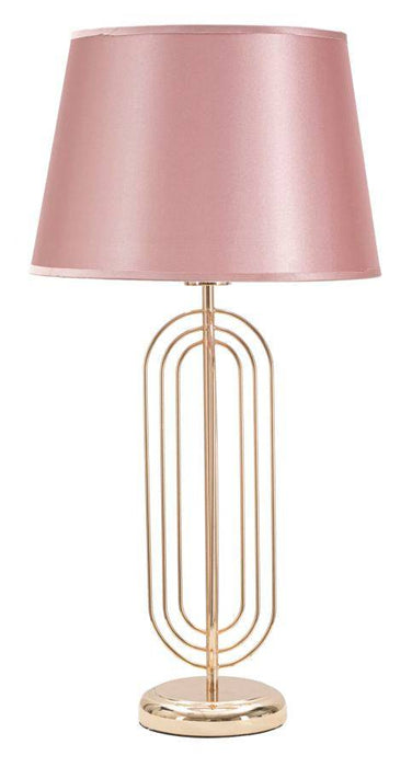 Glamour Tafellamp Goud & Roze