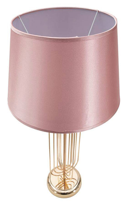 Glamour Tafellamp Goud & Roze