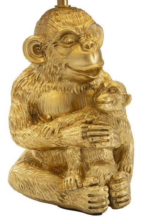 Monkey Majesty Tafellamp Goud