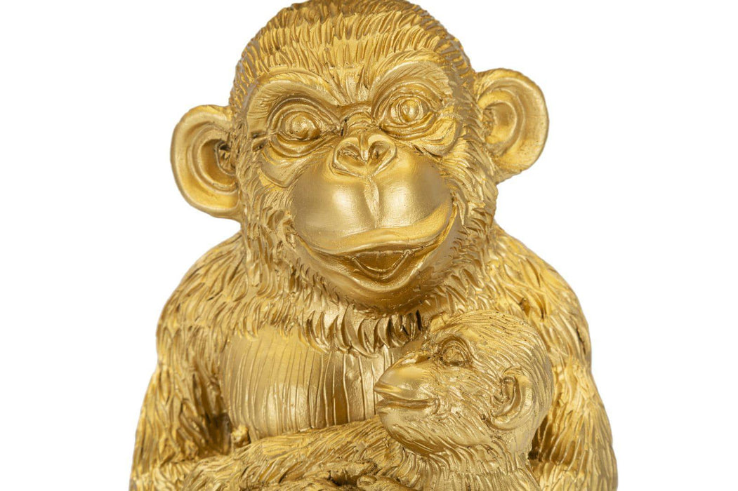 Monkey Majesty Tafellamp Goud