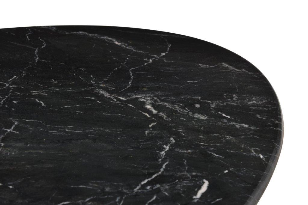 Livingfurn Marble Oval Spider Black Eettafel 180 cm