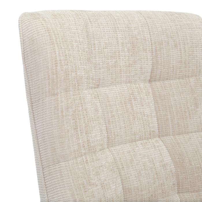 Livingfurn Draaifauteuil Naomi Beige Stof