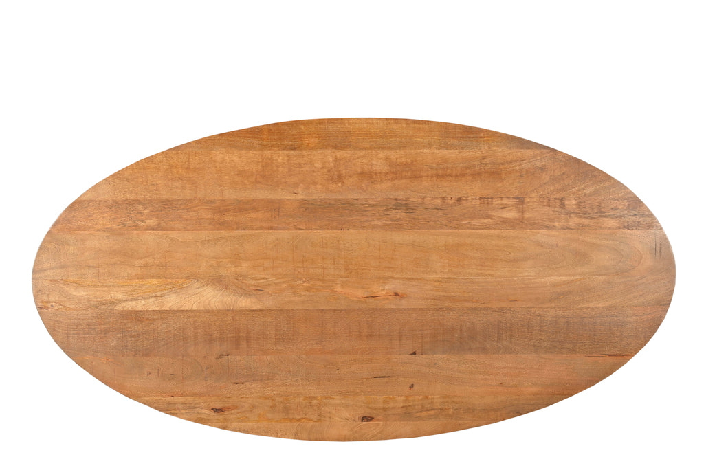 Livingfurn Rocky Oval Eettafel 160x90 cm