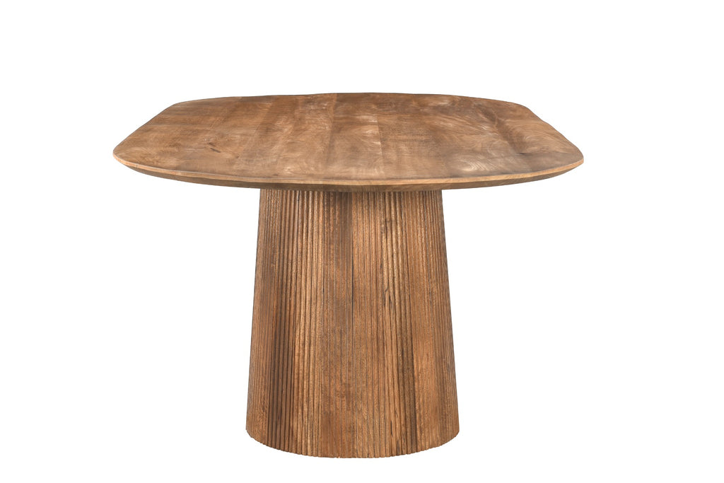 Salvator Eettafel Mangohout Naturel Ovaal 200 cm