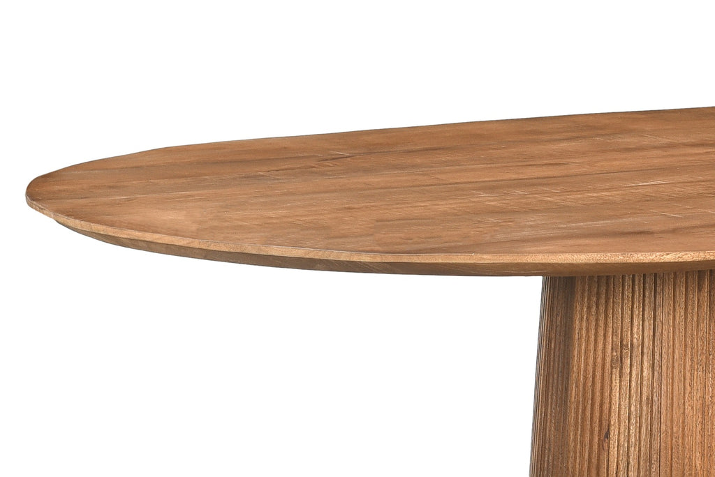 Salvator Eettafel Mangohout Naturel Ovaal 200 cm