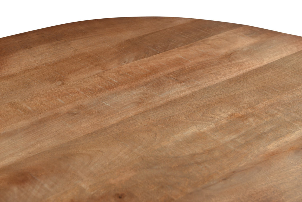 Salvator Grote Ovale Eettafel Mangohout Naturel 300 cm